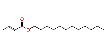 Dodecyl (E)-2-butenoate